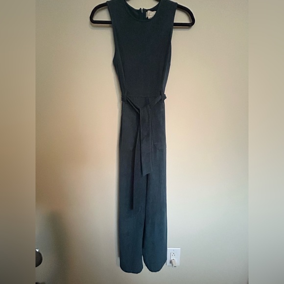Anthropologie Suede Jumpsuit - Picture 2 of 2